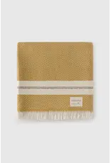 Hazel Throw, Mustard, Turkey