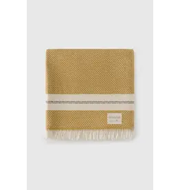 Hazel Throw, Mustard, Turkey