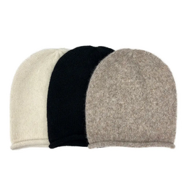 Essential Knit Alpaca Beanie Hat, Peru