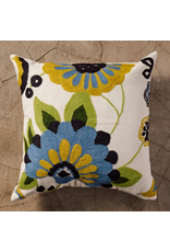 Bela Embroidered Pillow, India