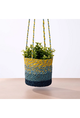Buna Jute Plant Hanger - Blue