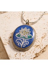 Lotus Mosaic Pendant, Nepal