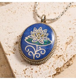 Lotus Mosaic Pendant, Nepal