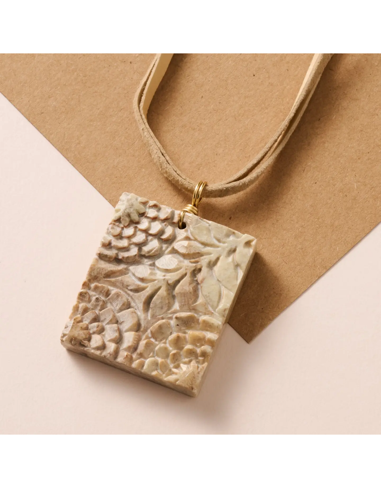 Tarasa Gorara Stone Pendant Necklace, India