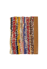 Woven Recycled Sari Journal, 6 x 4, India