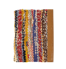 Woven Recycled Sari Journal, 6 x 4, India