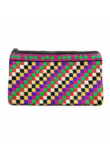 Checkered Needle Point Clutch, Uzbekistan