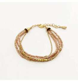 Amore  morse code message bracelet