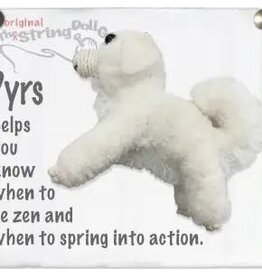 Pyres the Great Pyrenees Stringdoll