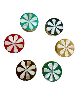 Floral Shell Trinket Box, India