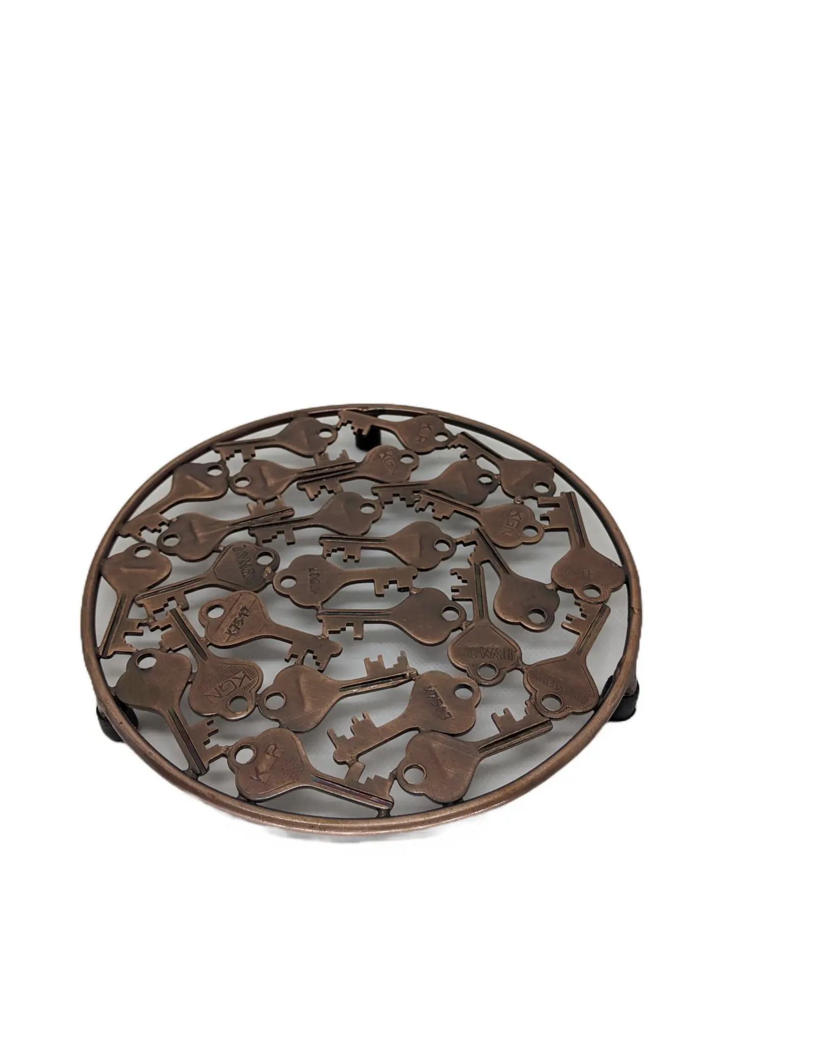 Recycled Keys Trivet, India