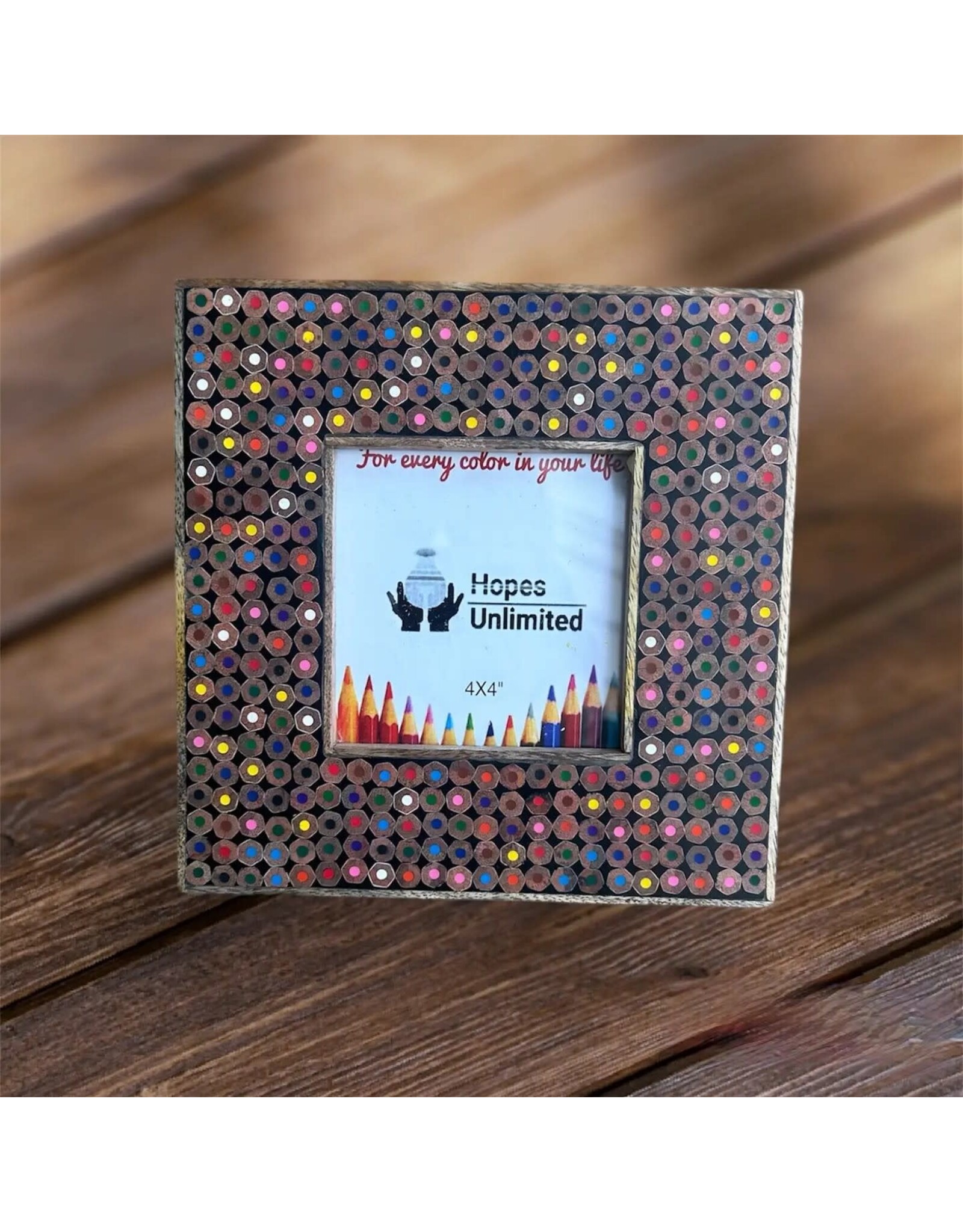 Recycled Pencils Picture Frame, India