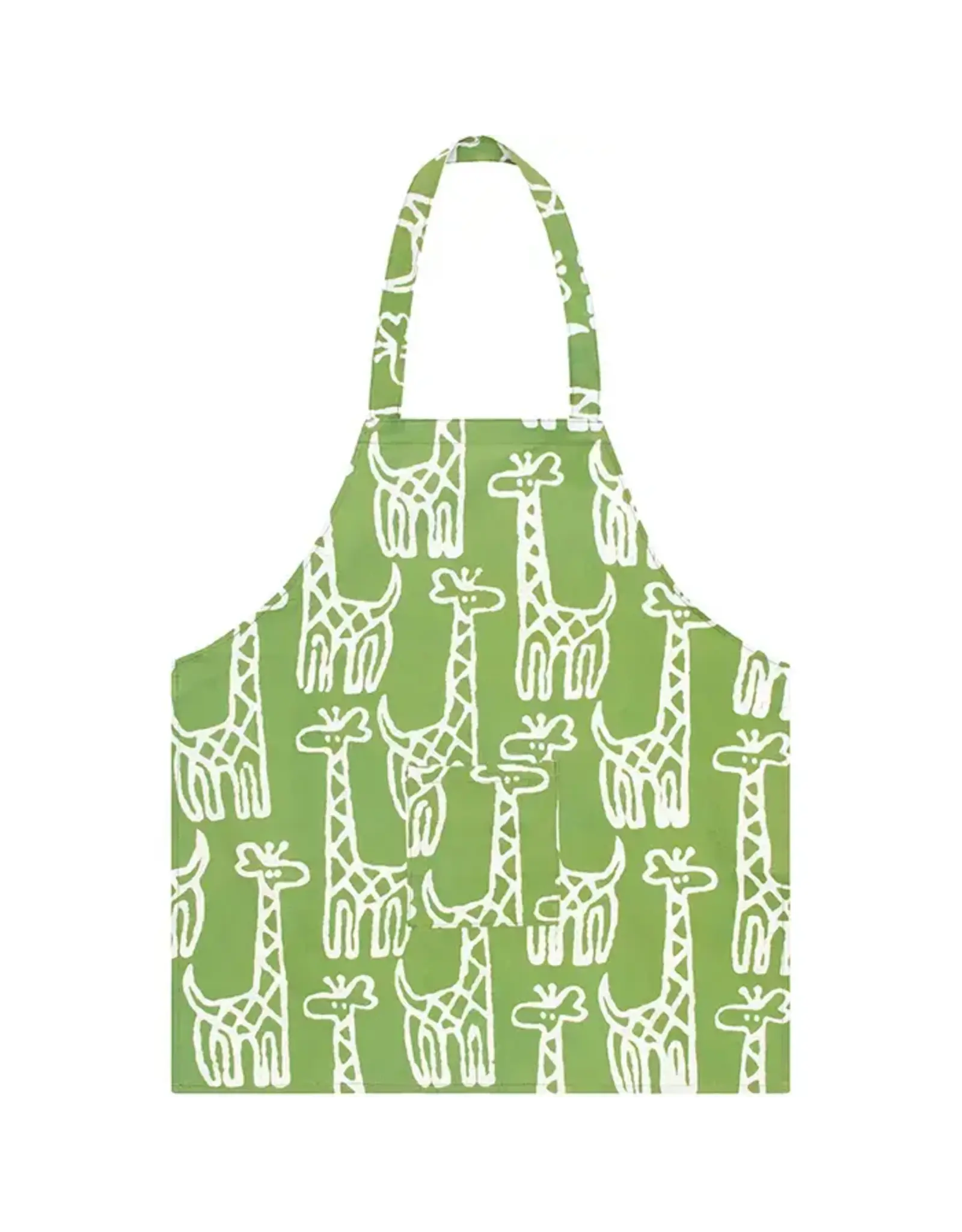Apron Kids: Giraffe - Olive-Organic