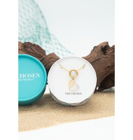 Trade roots Heart of Mary necklace, gold plated