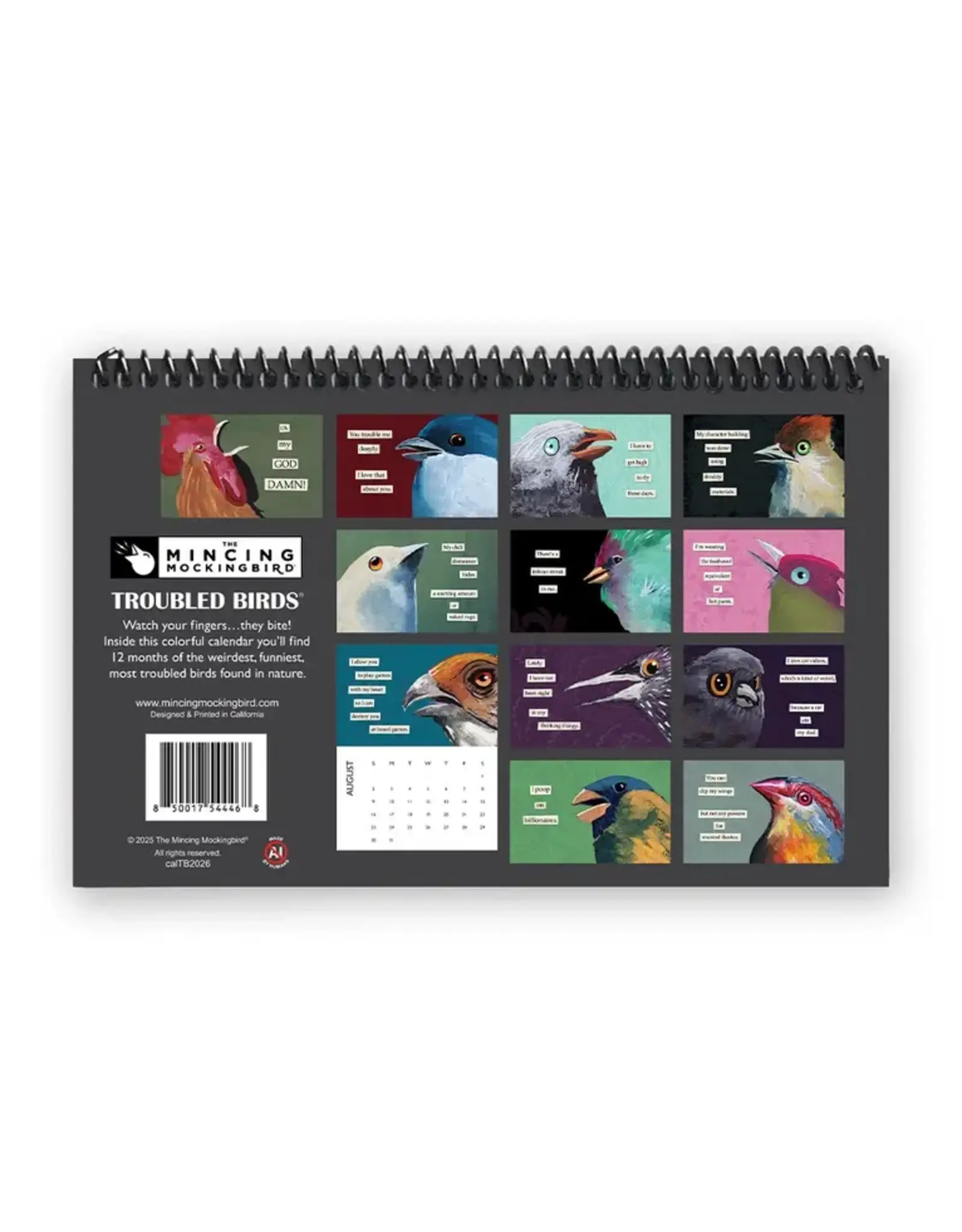 Trade roots Troubled Birds 2026 Calendar