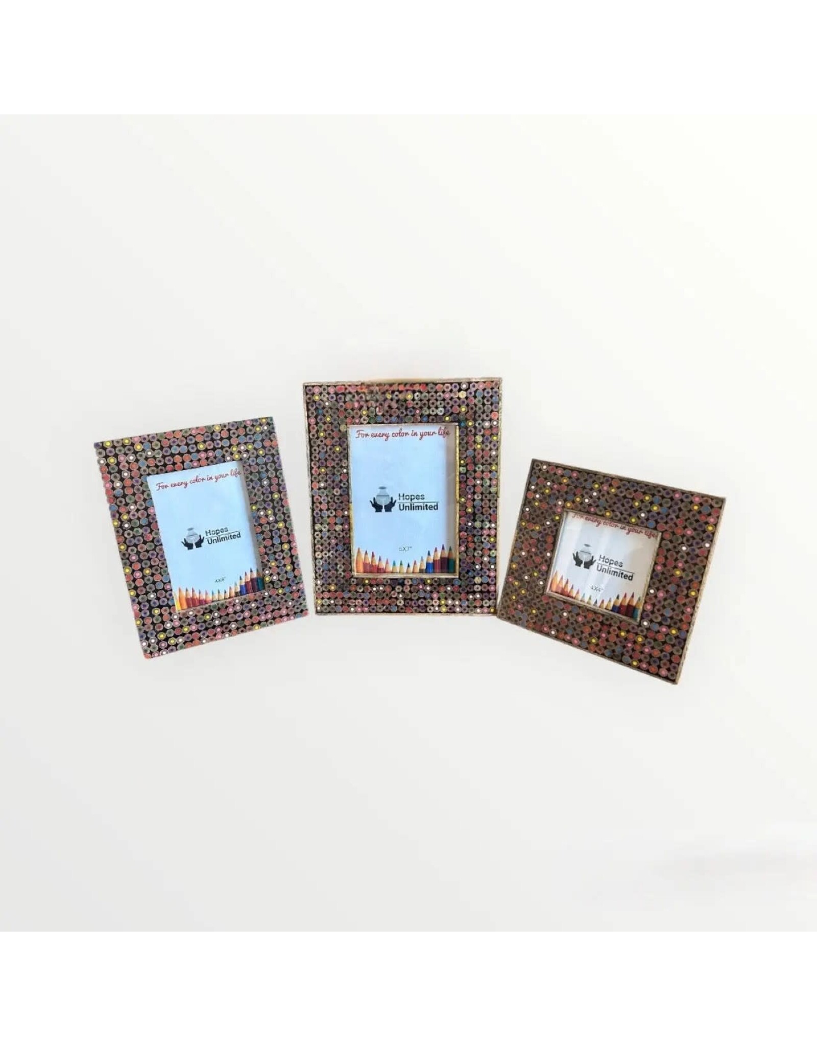 Recycled Pencils Picture Frame