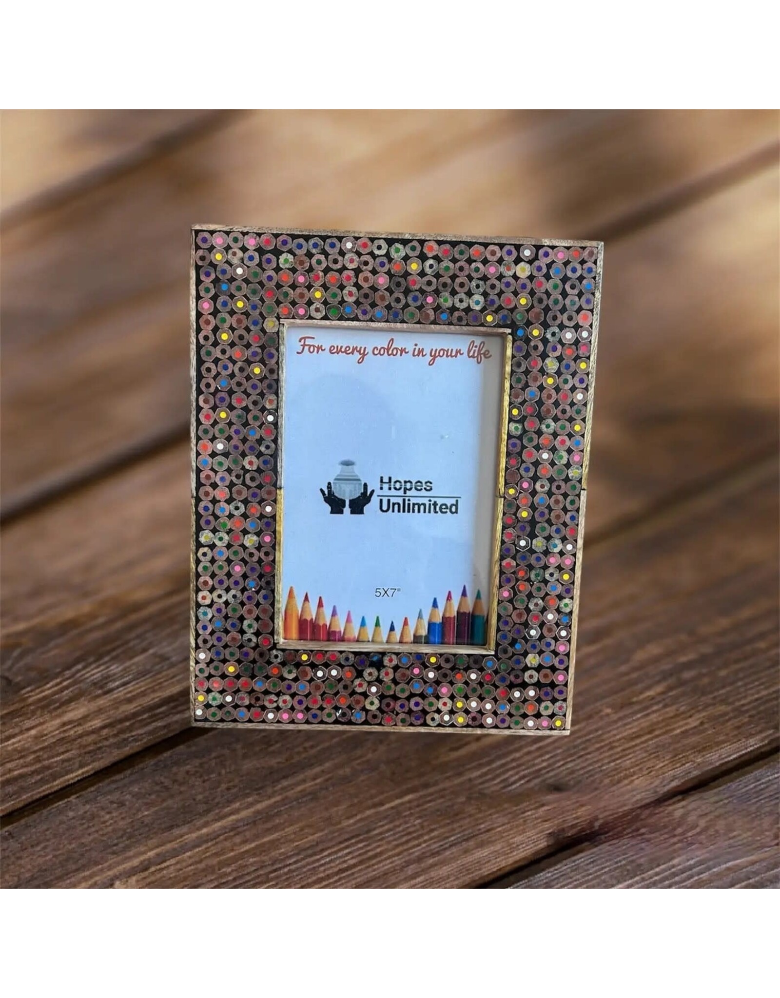 Recycled Pencils Picture Frame