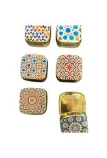 Small Brass Printed Box, India