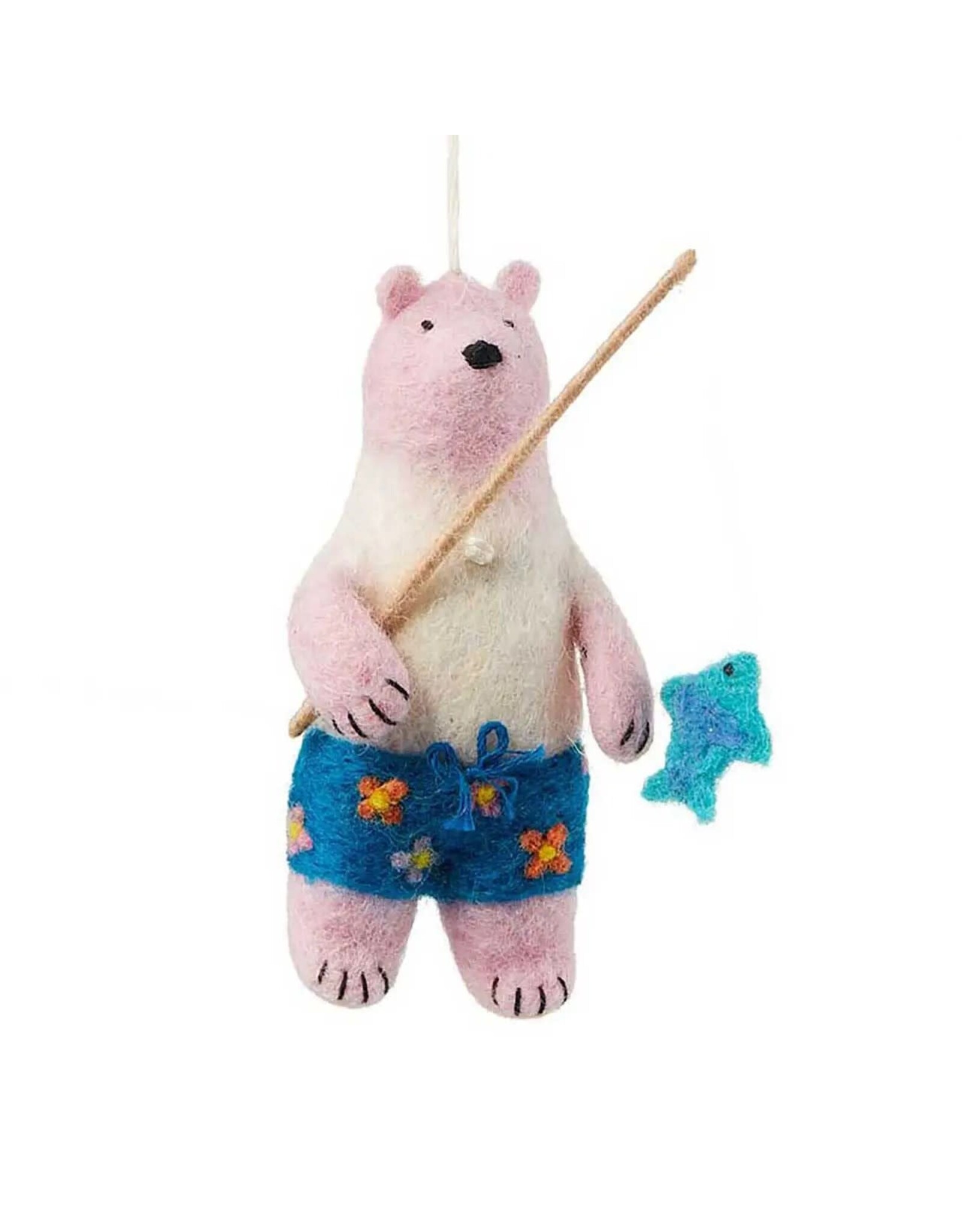 Vacation Mode Polar Bear Ornament, Nepal