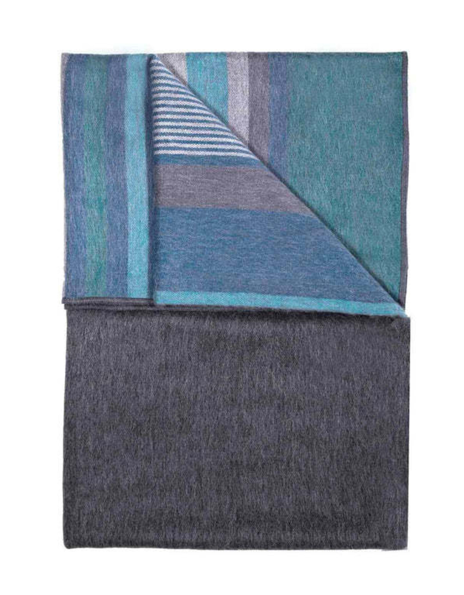 Alpaca Throw - Dark Sea