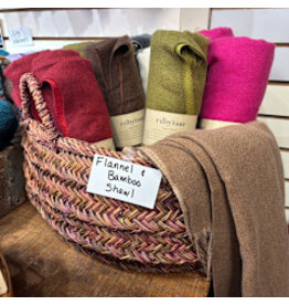 Flannel, Bamboo Sapa Shawl
