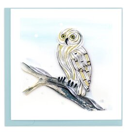 Snowy Owl Quilling Card, Vietnam