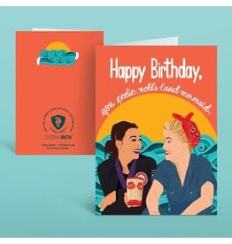 You Poetic, Noble Parks and Rec Happy Birthday Card