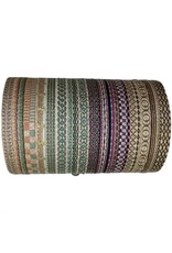 Polyester Glass Bead Thread Bracelet, Colombia