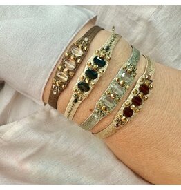 Glass Bead Bracelet, Victoria, Colombia