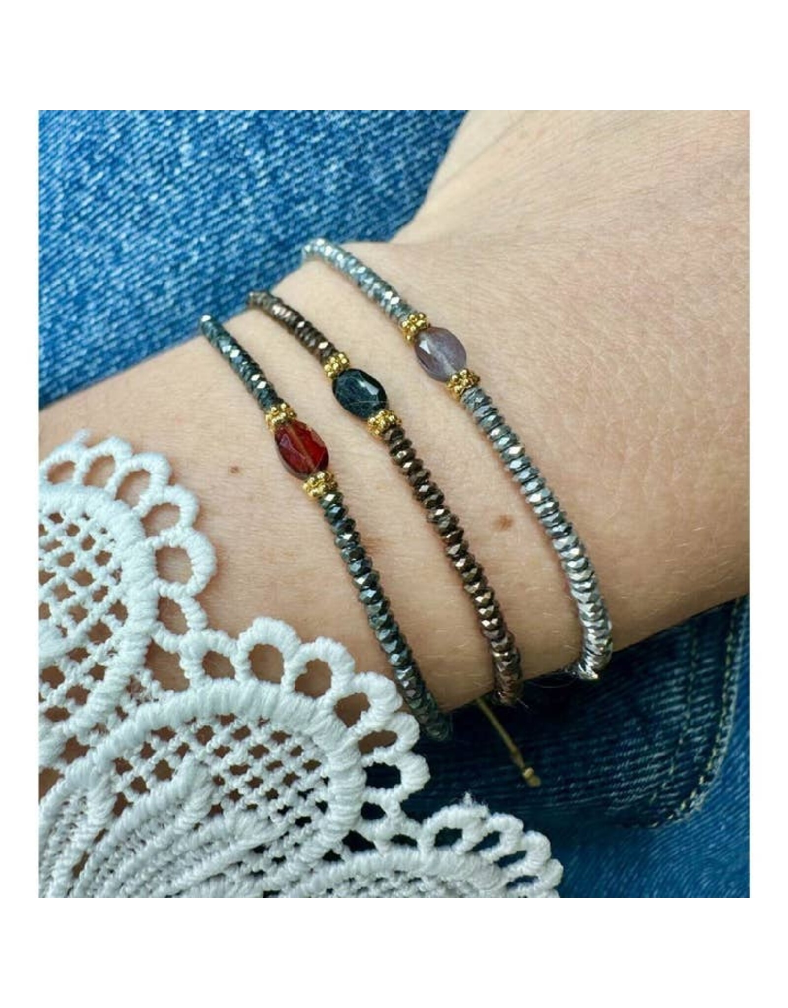 Glass Bead Bracelets, Dana