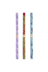 Trade roots Recycled Paper Gift Wrap, India, 22" L, 30" W, 1 rolls of 5 pieces