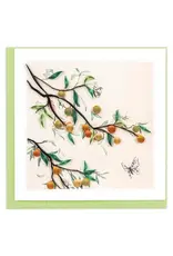 Plum Branch & Butterflies