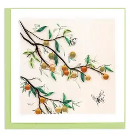 Plum Branch & Butterflies