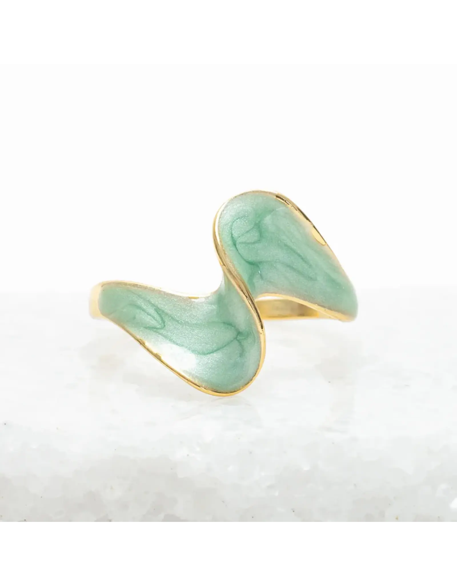 Ribbon of Light Ring in Mint