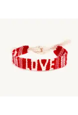Love Friendship Bracelet, Red