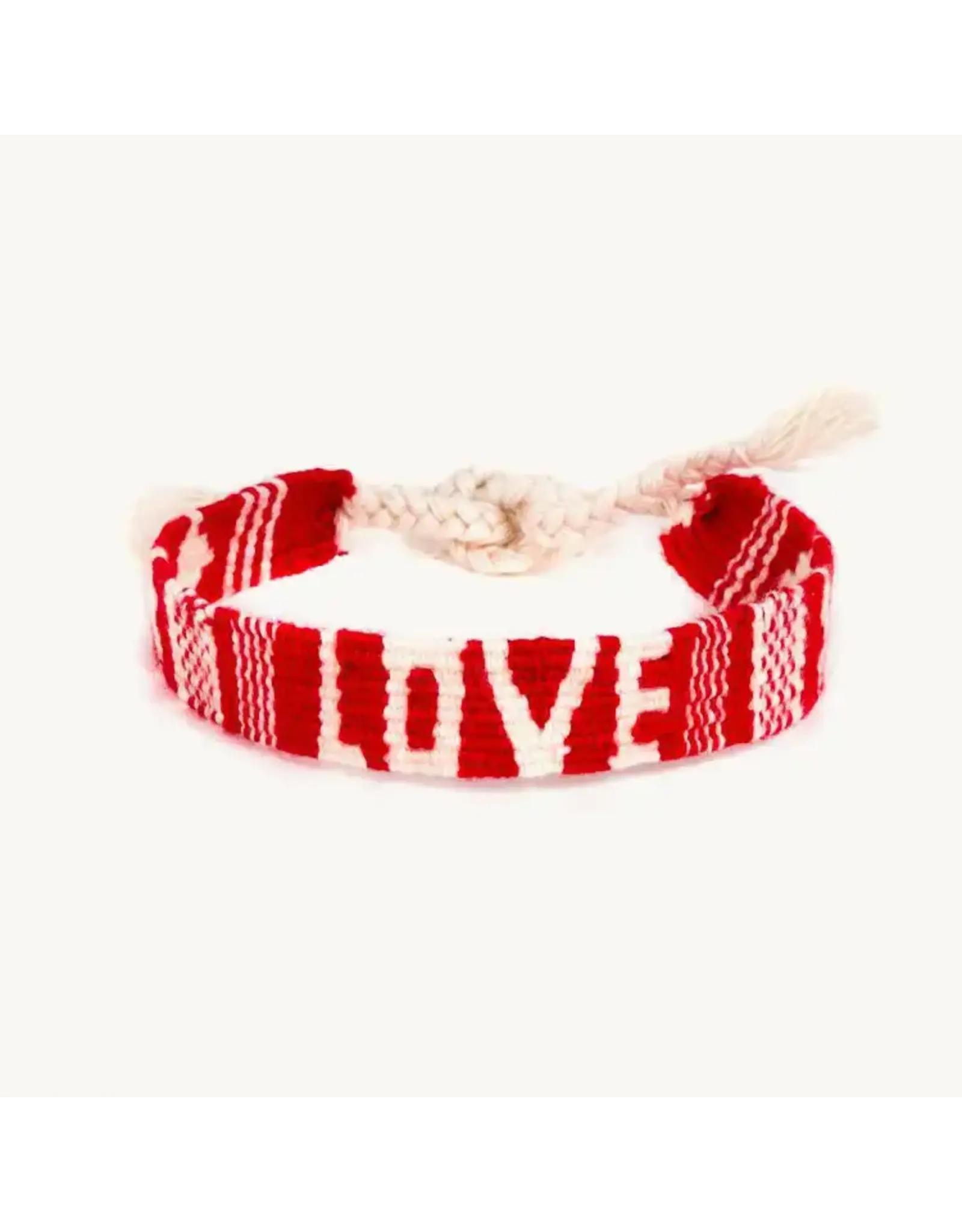 Love Friendship Bracelet, Red