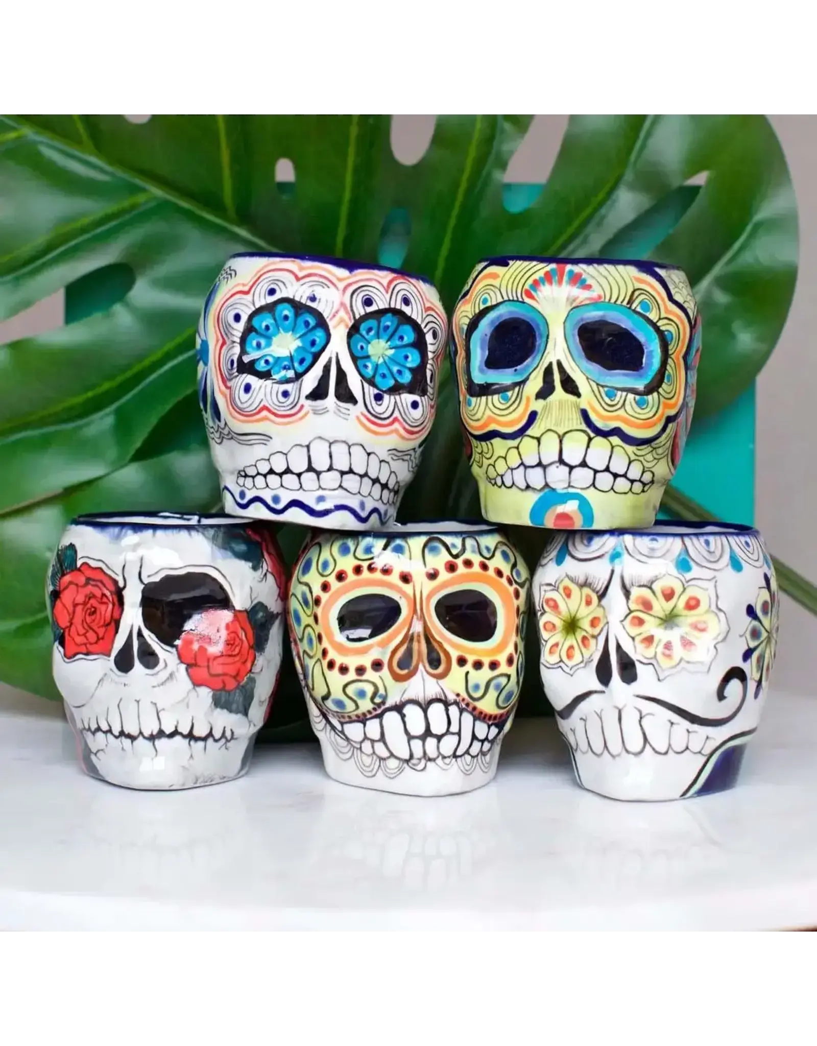 Sugar Skull Skeleton Mug