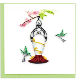 Trade roots Hummingbird Feeder, Quilling Card, Vietnam