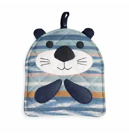 Sea Otter Pot Holder and Trivet, Guatemala