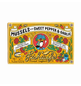 Mussels with Sweet Pepper & Garlic