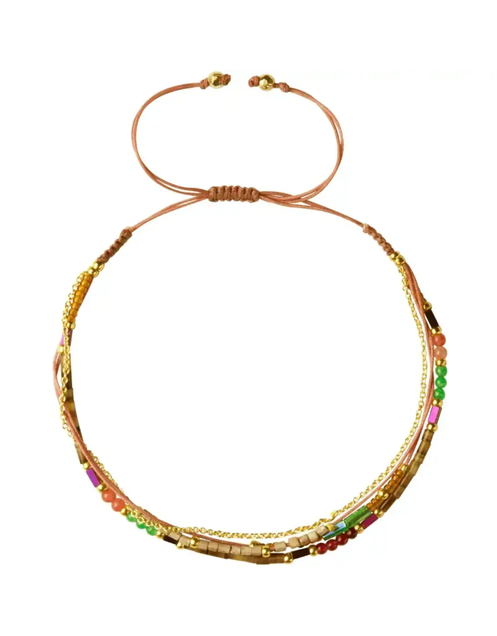 Tali Fair Trade Multistrand Beaded, Pebble Beach, Thailand