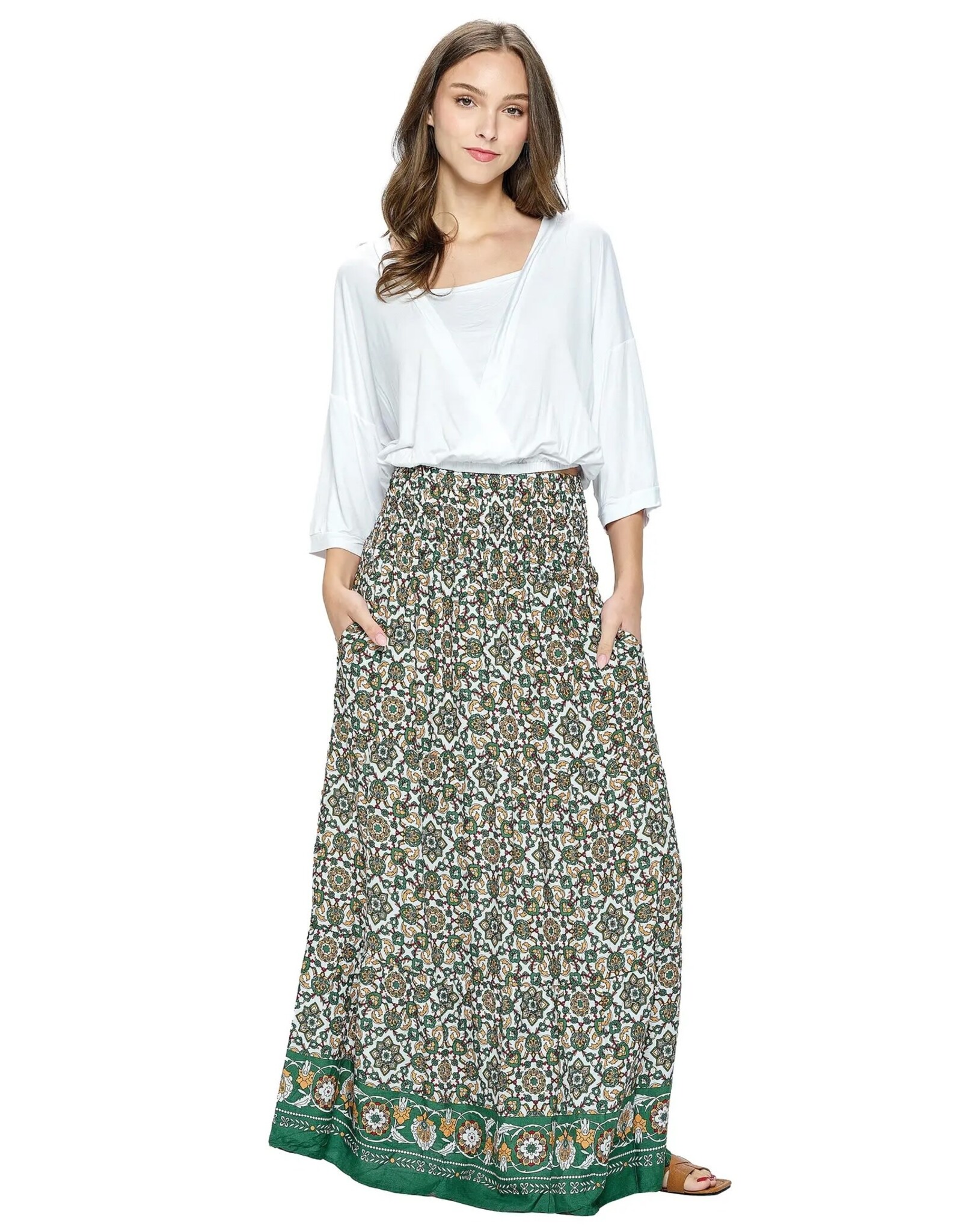 Long Boho Skirt, Nepal