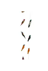 Hand painted Wood Bird Mobile, Kenya