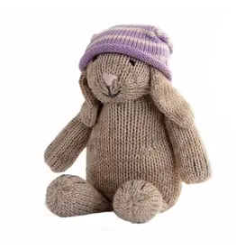 Handmade Brown Bunny in Slouch Hat