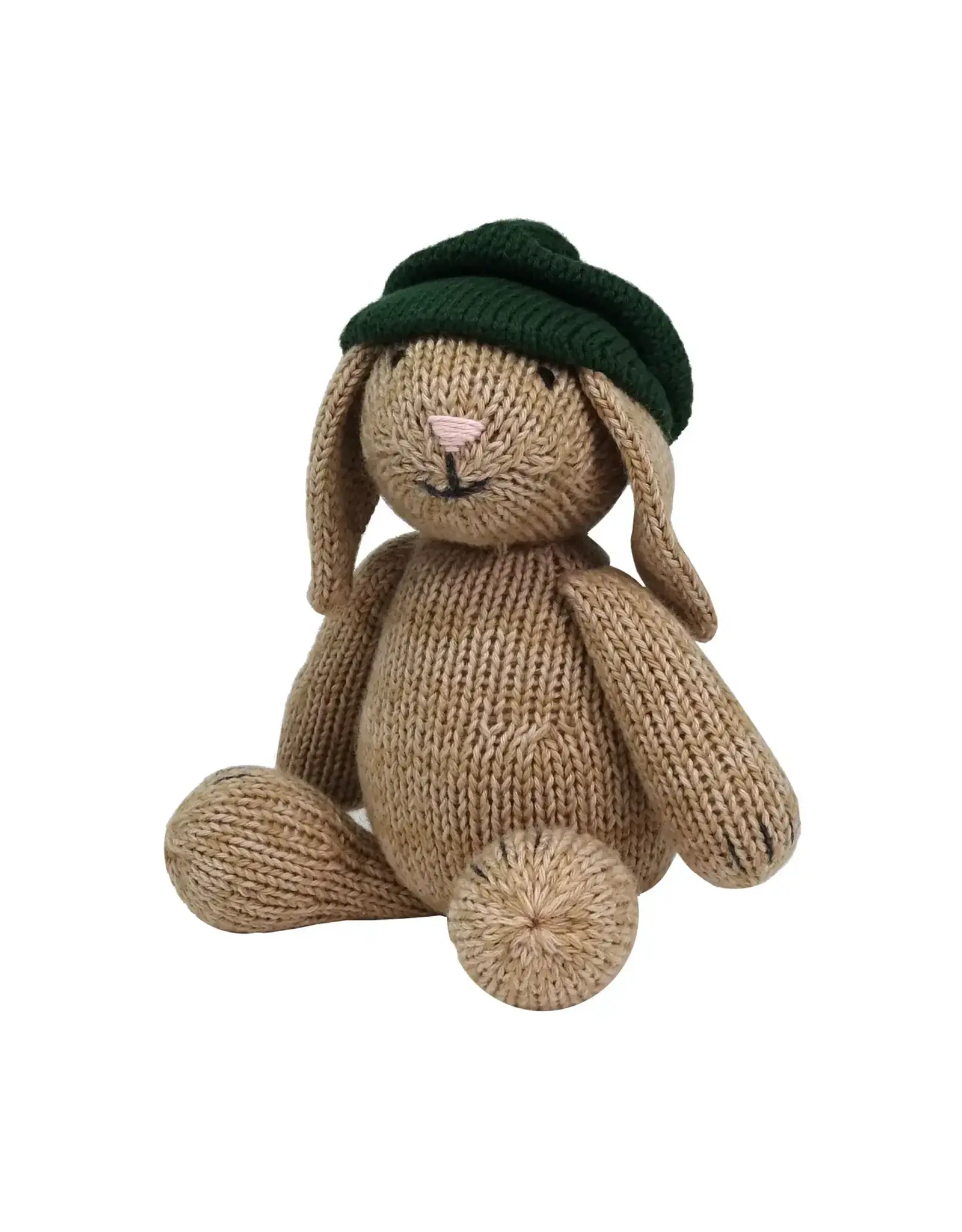 Handmade Knit Newsboy Bunny