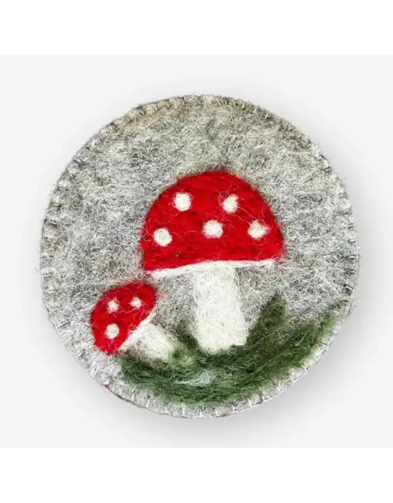 Felt Mushroom Coasters- Set of 4