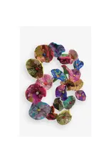 Sari Infused Felt Flower Garland, Nepal