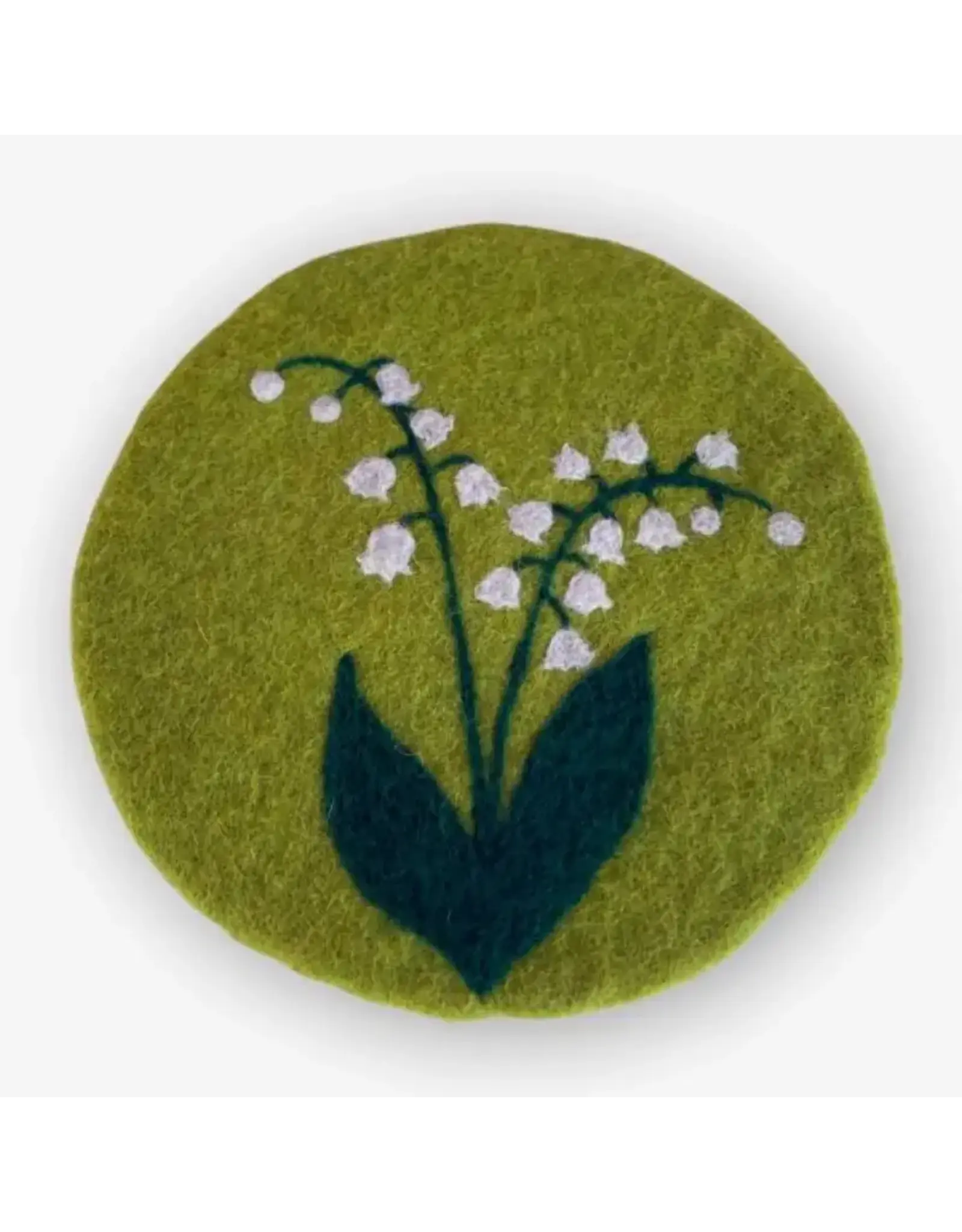 Felt Round Trivets, Assorted Patterns