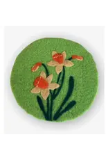 Felt Round Trivets, Assorted Patterns