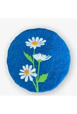 Felt Round Trivets, Assorted Patterns